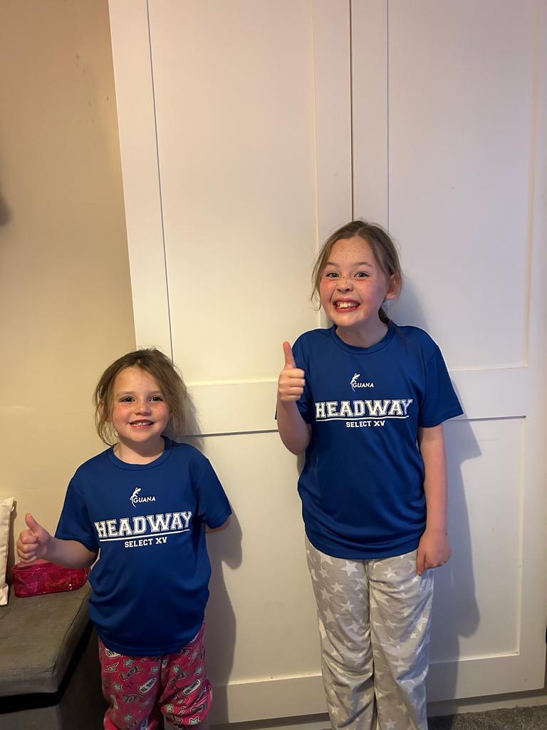 The Headway Select XV supporters army are ready 💙💙💙💙💙💙