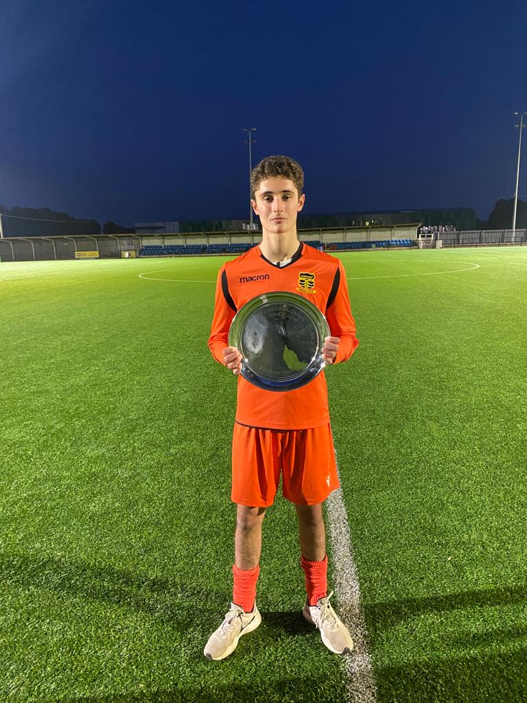 Congratulations to James and his U18 cheshunt team, who were presented with the EJA league trophy last night before their hard fought semi final win in the Cup of Champions match against Hackney Wick. Now onto the final.<a href="/EJALeague/">EasternJnrAlliance</a> <a href="/CheshuntUltras/">Cheshunt Ultras</a>