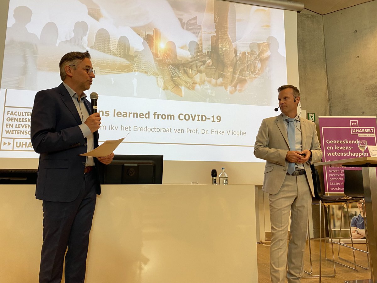 Veerle Somers (@somersveerle) on Twitter photo Start van een boeiend symposium ‘Lessons learned from COVID-19 naar aanleiding van eredoctoraat Erika Vlieghe <a href="/GLW_UHasselt/">Fac. Geneeskunde & Levenswetenschappen UHasselt</a> <a href="/uhasselt/">Universiteit Hasselt</a> Start van een boeiend symposium ‘Lessons learned from COVID-19 naar aanleiding van eredoctoraat Erika Vlieghe <a href="/GLW_UHasselt/">Fac. Geneeskunde & Levenswetenschappen UHasselt</a> <a href="/uhasselt/">Universiteit Hasselt</a>