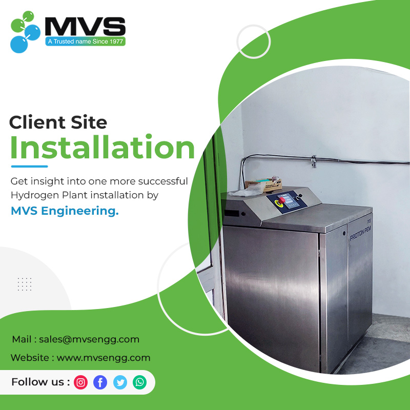 mvs_engineering's tweet image. The extensive #HydrogenPlantGenerator installation by #MVSEngineering in collaboration with NEL Proton PEM Plant.

This #HydrogenGenerator has a capacity range of 1 Nm3/hr, delivering around 2 kgs of high-purity gas.