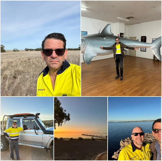 Andromeda's CEO&amp;MD, Bob Katsiouleris, and COO, Joe Ranford, undertaking a tour of our Great White Project, including visits to mine site, Streaky Bay Pilot Plant and logistics routes.

#kaolin #concrete #cement #ceramics #tiles #halloysite #nanotechnology #investment  #funding