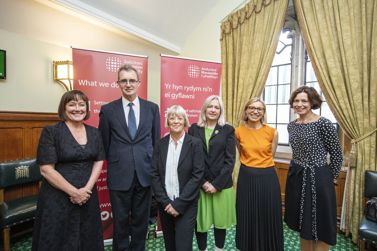 Great to have an opportunity to talk to Welsh MPs and Peers in <a href="/UKParliament/">UK Parliament</a> this week about our <a href="/sra_solicitors/">SRA</a> work in Wales. Particular thanks to <a href="/JoStevensLabour/">Jo Stevens</a> for sponsoring and <a href="/LSRPlaid/">Liz Saville Roberts AS/MP</a> and <a href="/DavidTCDavies/">David TC Davies 🏴󠁧󠁢󠁷󠁬󠁳󠁿🇬🇧</a> for speaking. <a href="/briefoverview/">Nicola Williams</a> #legalwales