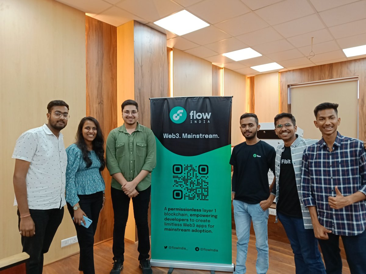 Team <a href="/hub_geeky/">Geeky hub Community || Geekyhub.5ire</a> and <a href="/tpg_jaipur/">The Phoenix Guild-Jaipur</a> With @dappcoder_ and <a href="/versatile_amit/">Amit Sharma </a> at Builder's Workshop Jaipur by <a href="/flowindia_/">Flow India 🇮🇳</a> 

#flow #web3community #buidler