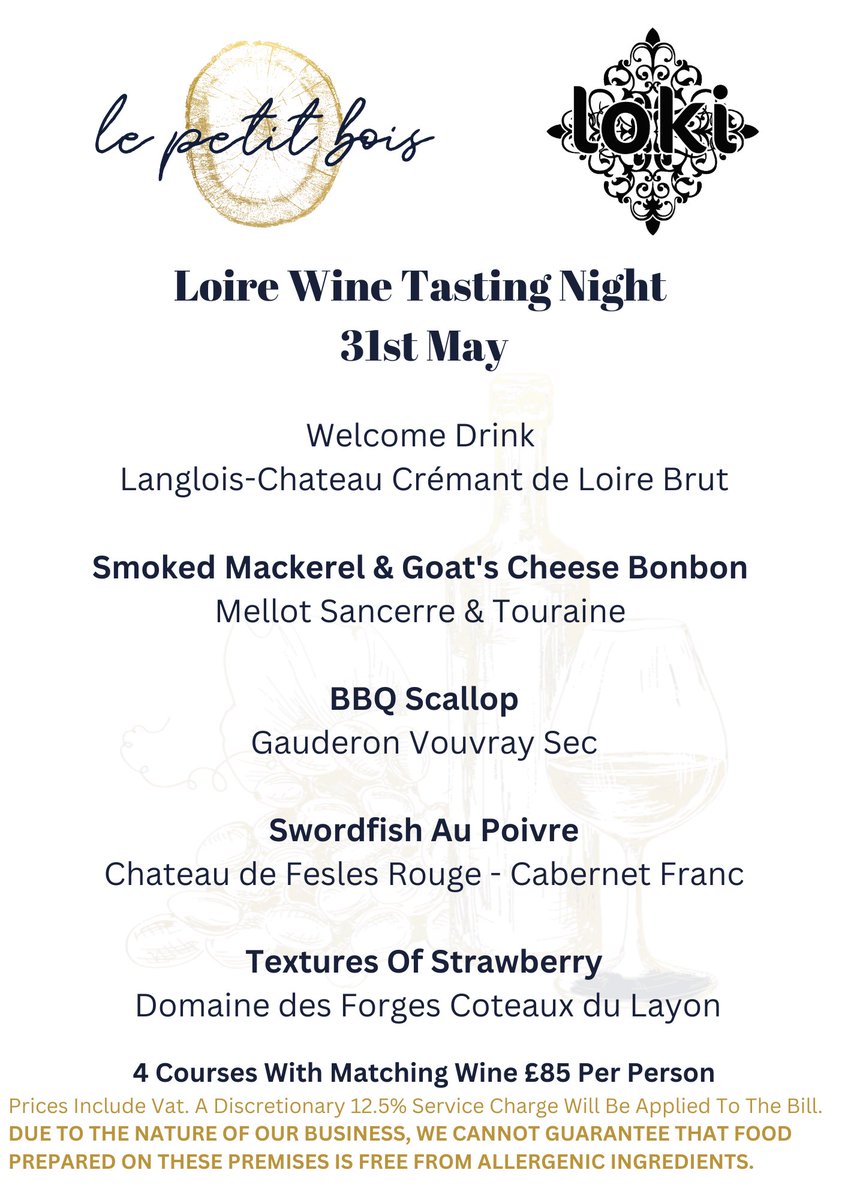 The next tasting night with <a href="/lokiwine/">Loki Wine</a> - Wednesday the 31st May.
For this tasting night we created a BBQ menu, we cook in shells on the coal and smoke all seafood over fire. Start this summer with an amazing BBQ with some real special wine from Loire Valley. #winetasting