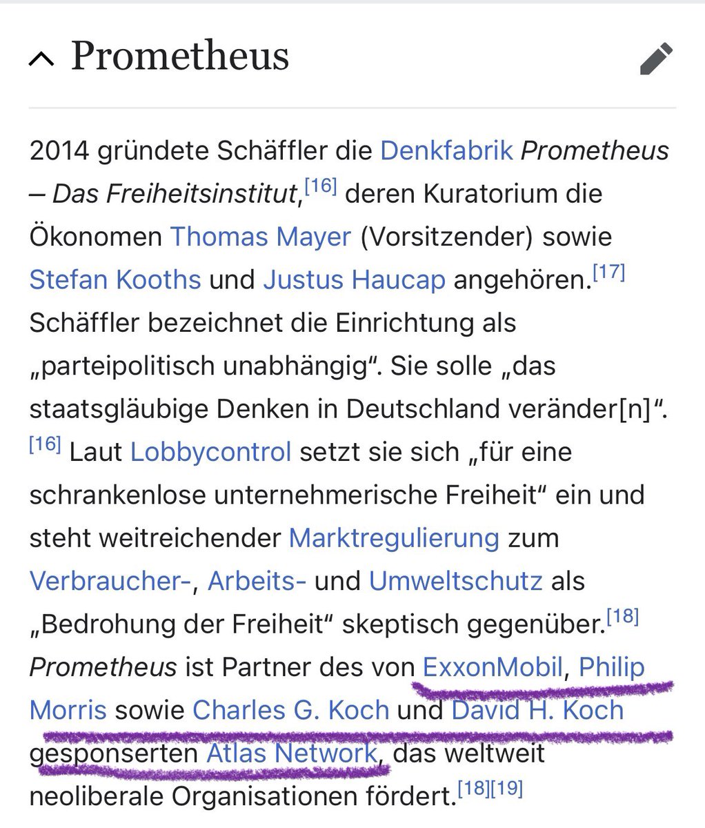 HNeumannMEP's tweet photo. Wenn jetzt die Debatte losgeht, wer hier wen für was finanziert, kleiner Auszug aus dem Wikipedia Eintrag zu @f_schaeffler aka der #FossileKleber https://t.co/IHqdI8MIRP