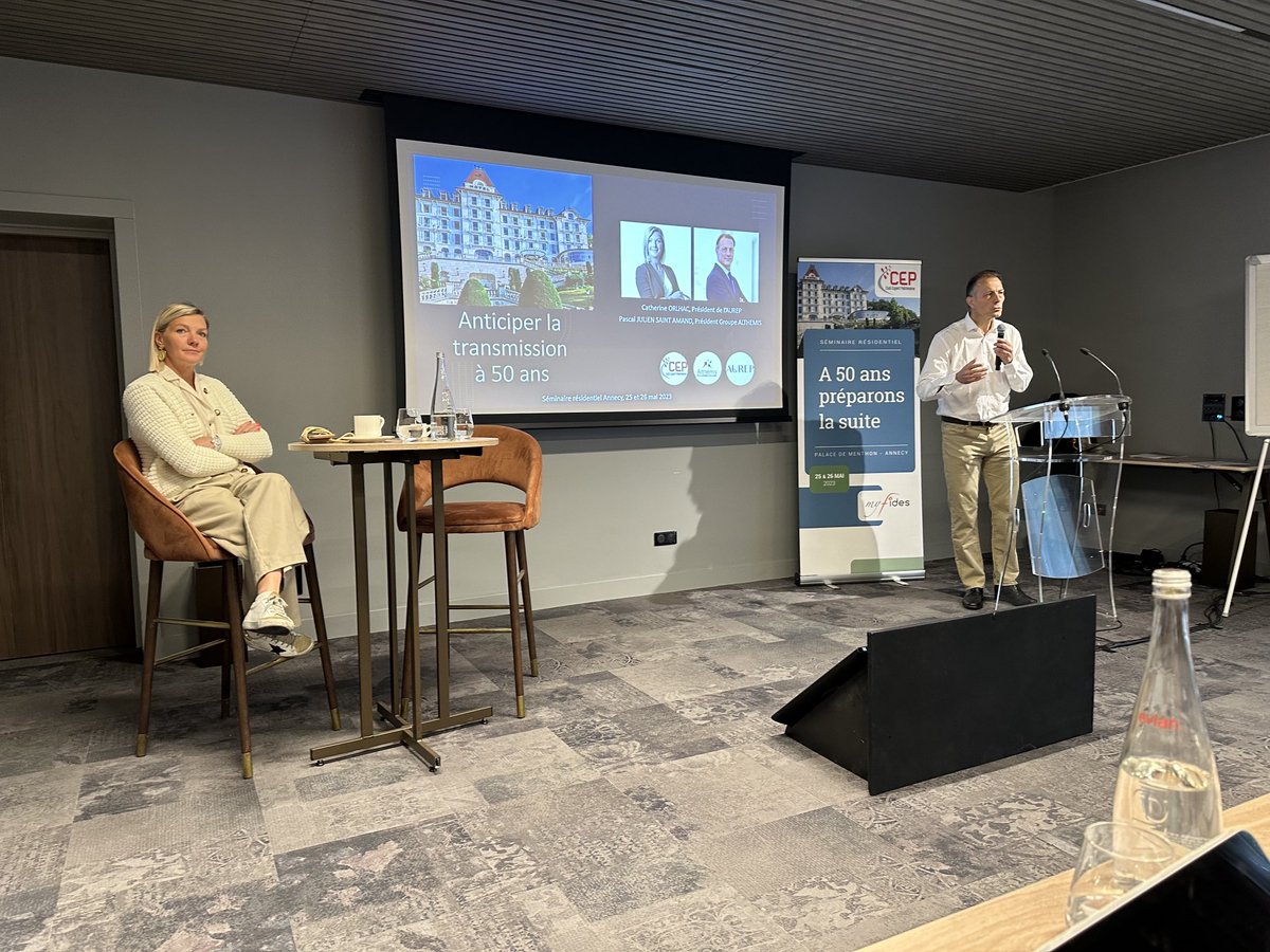 Début de notre séminaire ⁦<a href="/Exp_patrimoine/">Expertpatrimoine</a>⁩ à Annecy « a 50 ans préparons la suite » avec tous nos intervenants stars ! ⁦<a href="/COrlhac/">Catherine Orlhac</a>⁩ ⁦<a href="/FACJACQUESDUHEM/">FAC JACQUES DUHEM</a>⁩ et PJSA ⁦<a href="/AnouchianS/">Anouchian Serge</a>⁩ ⁦<a href="/GBosiger/">Gilles Bösiger</a>⁩ ⁦<a href="/LaurentBarba/">Laurent Barba</a>⁩ ⁦<a href="/blue_conseil/">Arnaud Fougere</a>⁩