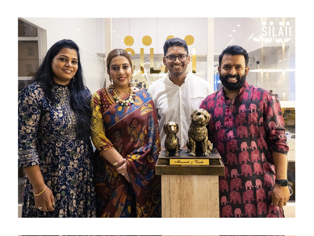 SILAIISculpture's tweet photo. Big thanks to everyone who joined the grand opening of SILAII SCULPTURE STORE in Adyar! 🎉
📍 No.60, 1st Floor, RG Towers, Besant Avenue Road, Adyar, Chennai - 600020.
#SILAIISTORE #SanthoshNarayanan #MeenakshiSanthosh #MaSubramanian #Surekaa #SILAII #Circuits99 #Sculpture https://t.co/XDTGKfhUGh