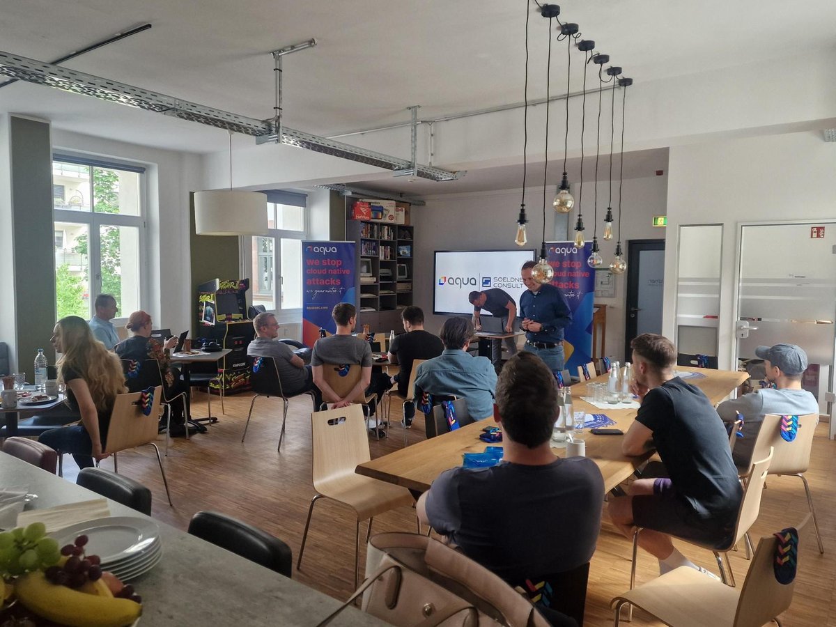 Söldner Consult (@soeldnerconsult) on Twitter photo Am Dienstag fand in unseren Räumlichkeiten die Azure Usergroup Nürnberg statt... einfach ein schöner Tag mit tollen Gesprächen, super Vorträgen und leckerer Verpflegung :) <a href="/AquaSecTeam/">Aqua Security</a> <a href="/gsoeldner/">Guido Soeldner (ich/meins)</a> <a href="/JensSoeldner/">Jens Soeldner</a> <a href="/Azure/">Microsoft Azure</a> #usergroup #IT #knowledge #Nuremberg #goodday Am Dienstag fand in unseren Räumlichkeiten die Azure Usergroup Nürnberg statt... einfach ein schöner Tag mit tollen Gesprächen, super Vorträgen und leckerer Verpflegung :) <a href="/AquaSecTeam/">Aqua Security</a> <a href="/gsoeldner/">Guido Soeldner (ich/meins)</a> <a href="/JensSoeldner/">Jens Soeldner</a> <a href="/Azure/">Microsoft Azure</a> #usergroup #IT #knowledge #Nuremberg #goodday