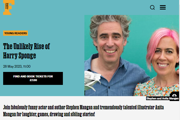 scholasticuk's tweet photo. This Sunday in Brighton!
Guaranteed fun for 8-108✔️
Draw-along✔️
Silly stories ✔️
Games to make you giggle✔️
Join hilarious brother-sister author-illustrator duo @StephenMangan & @Neeneelou at @brightfest
The Unlikely Rise of #HarrySponge
👇
https://t.co/zf0GHkPRzL https://t.co/Qv2hhmnxh2