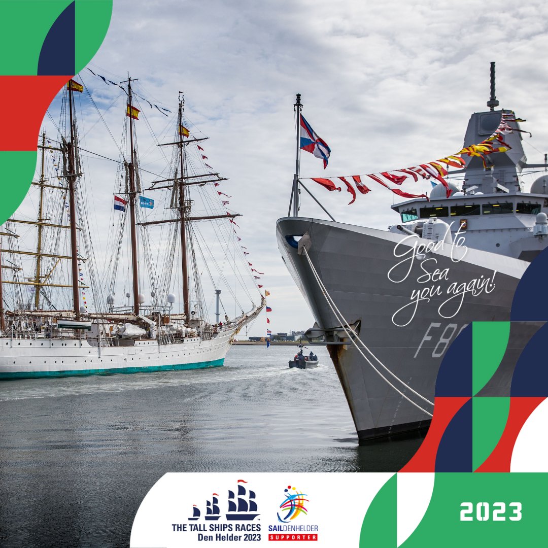 𝐆𝐨𝐨𝐢 𝐝𝐞 𝐭𝐫𝐨𝐬𝐬𝐞𝐧 𝐥𝐨𝐬 𝐞𝐧 𝐤𝐨𝐦 𝐡𝐞𝐭 𝐰𝐞𝐞𝐤𝐞𝐧𝐝 𝐯𝐚𝐧 𝟐𝟗 𝐣𝐮𝐧𝐢 𝐭𝐨𝐭 𝐞𝐧 𝐦𝐞𝐭 𝟐 𝐣𝐮𝐥𝐢 𝐧𝐚𝐚𝐫 𝐃𝐞𝐧 𝐇𝐞𝐥𝐝𝐞𝐫! 🤩

De zesde editie van Sail Den Helder vindt in combinatie plaats met de Marinedagen. ⚓

 #SDH23 #DenHelder #Marinedagen