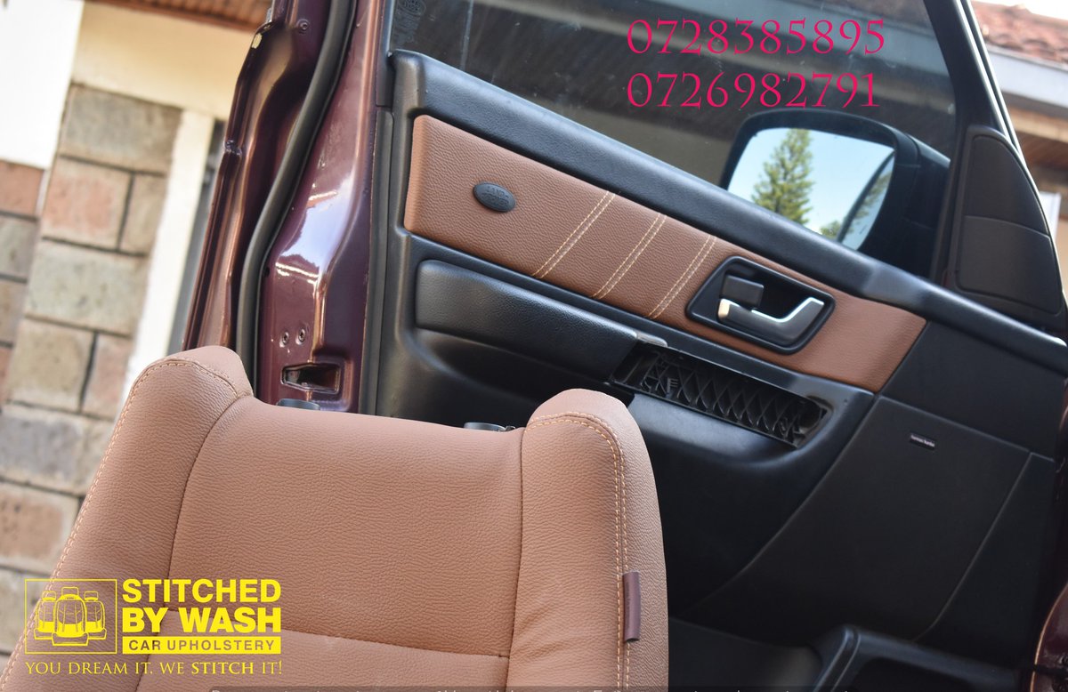 Another great project coming up, Range rover_stitched by wash

stitchedbywash.co.ke

Branches: Nairobi, Eldoret & Mombasa

#stitchedbywash
#carpimp
#leatherisbetter
#custominteriors
#RangeRover
