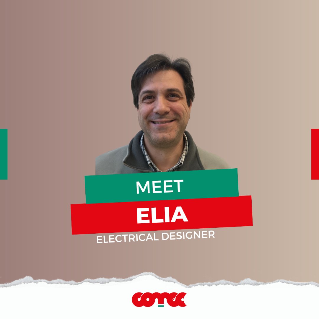 ComecInnovative's tweet image. Meet Elia, our #electricaldesigner.
He designs advanced #electricalsystems for various industrial applications. With his expertise in #technology and #safetystandards, he creates innovative, efficient #solutions that enhance our systems&apos; performance.
#electricalengineering #comec