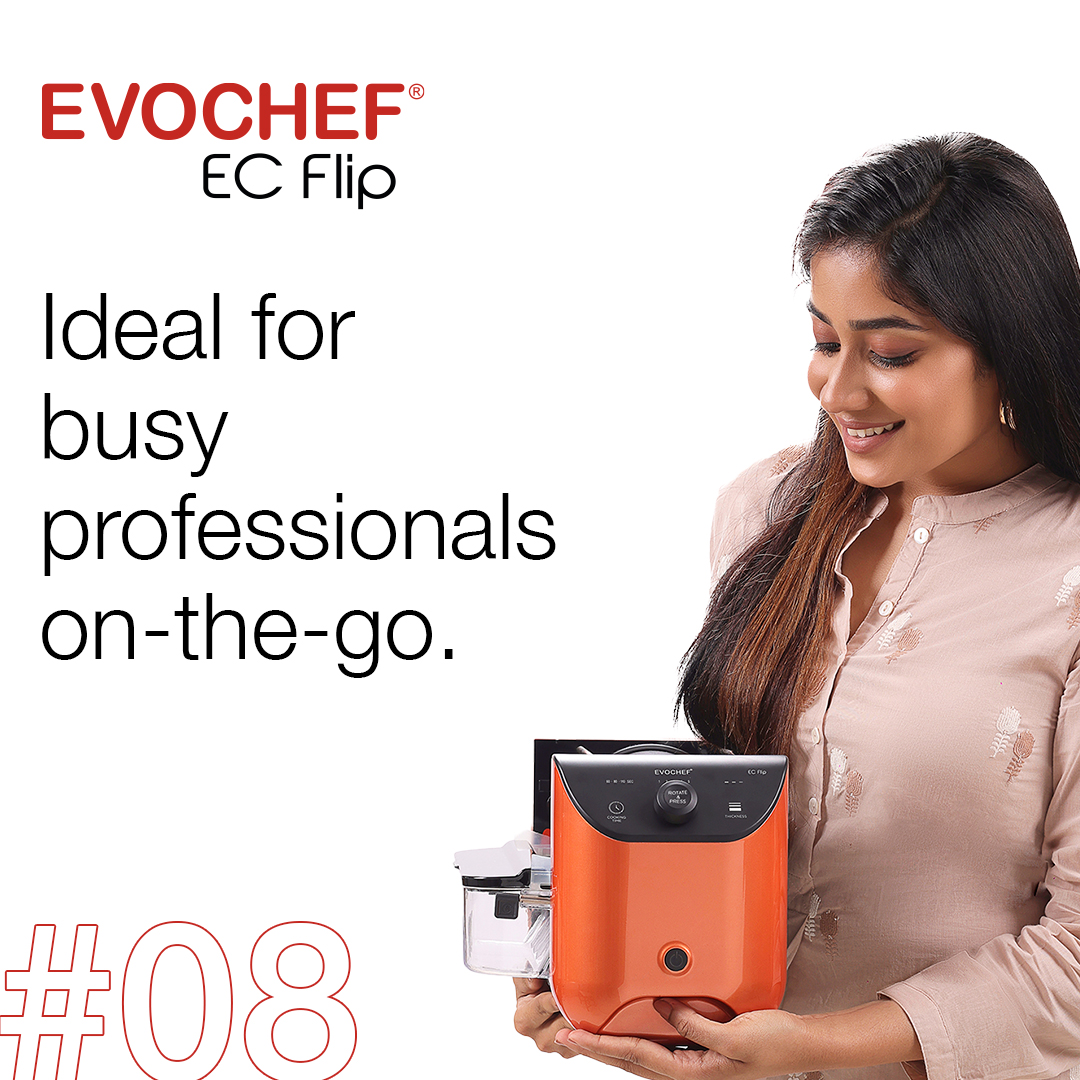 evochef_india's tweet photo. Discover the joy of hassle-free dosa cooking. Relish in the goodness of dosas anytime, anywhere.
Experience the revolutionary factor #8 that redefines EC Flip's value!
#ecflip #dosamaker #evochefecflip https://t.co/Zii04K679Z