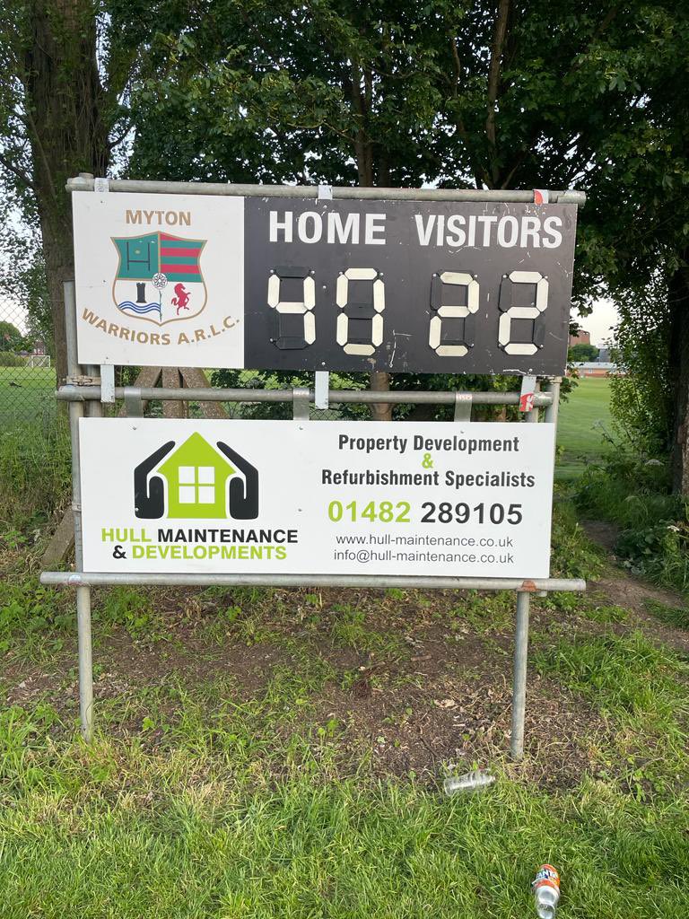 Myton Warriors ARLC tweet media