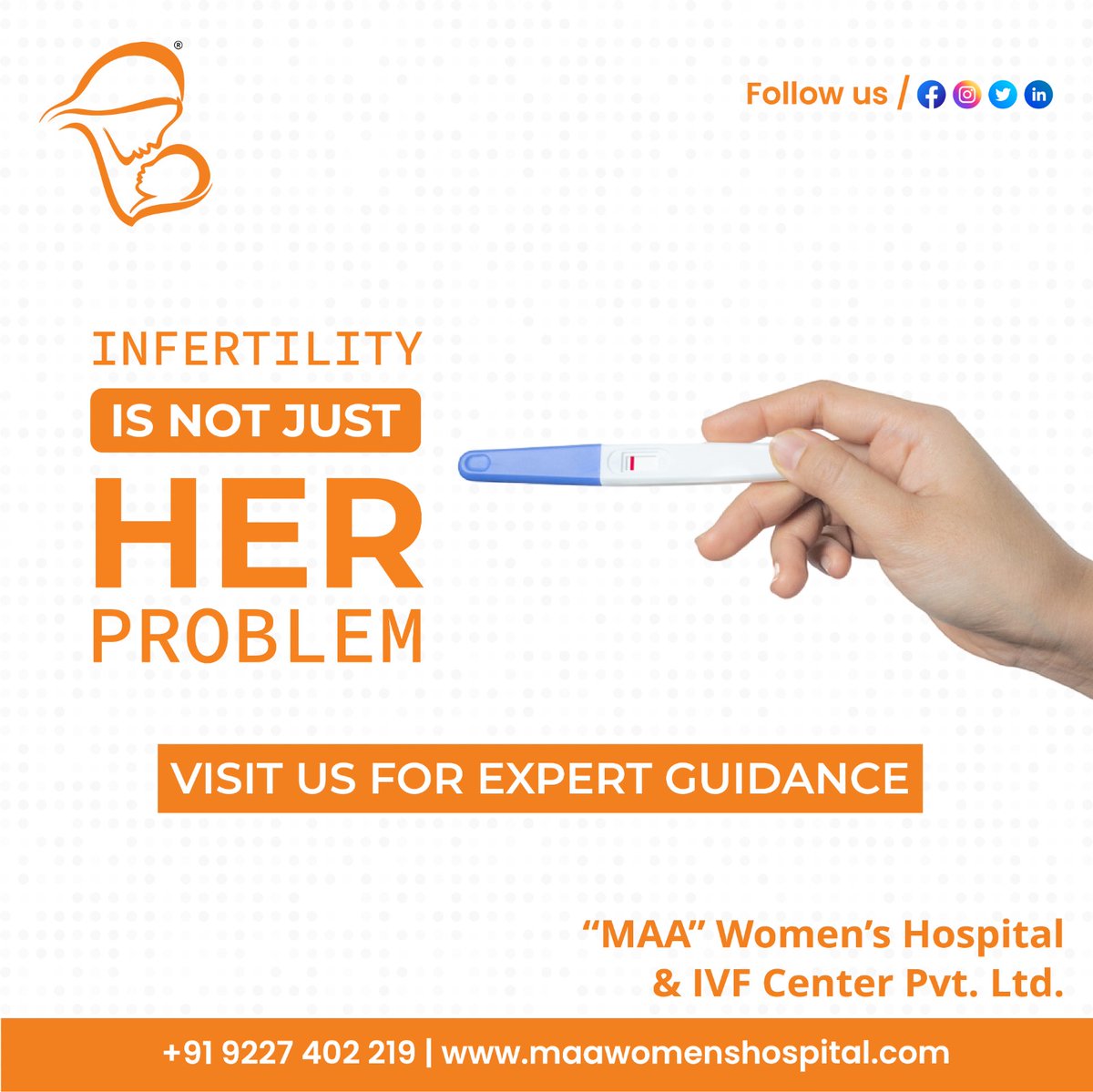 Unlocking the doors to parenthood, @MaaWomensHospital & IVF Centre stands as a beacon of hope for those struggling with infertility. 

#MaaWomensHospital #InfertilityWarrior #IVFJourney #HopefulParents #MiracleOfLife #FertilitySolutions #DreamsComeTrue #FertilityClinic