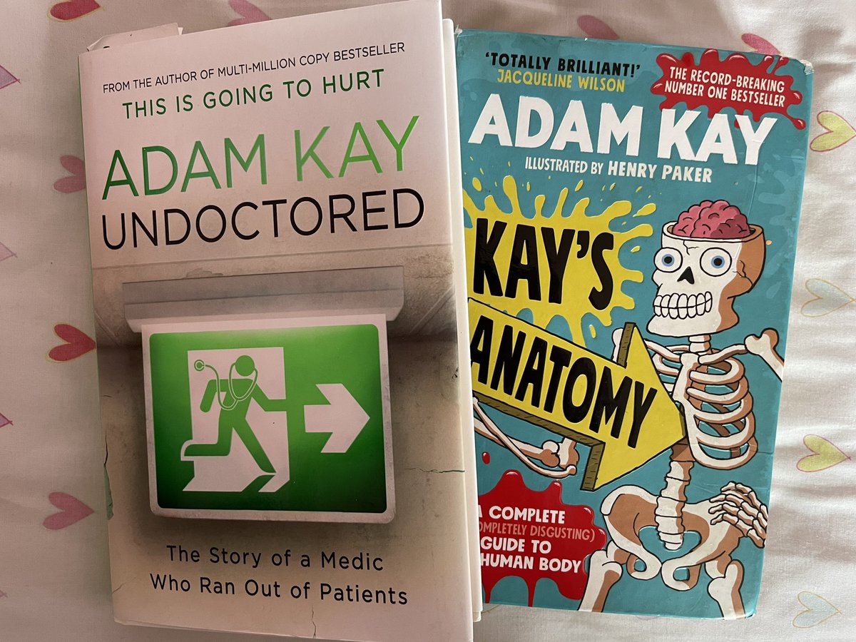 10 year old daughter- “mum we’re both reading books by <a href="/amateuradam/">Adam Kay</a>! That’s cool!”