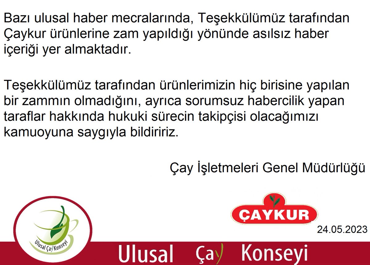 Ulusal Çay Konseyi  (@ukonseyi) on Twitter photo 