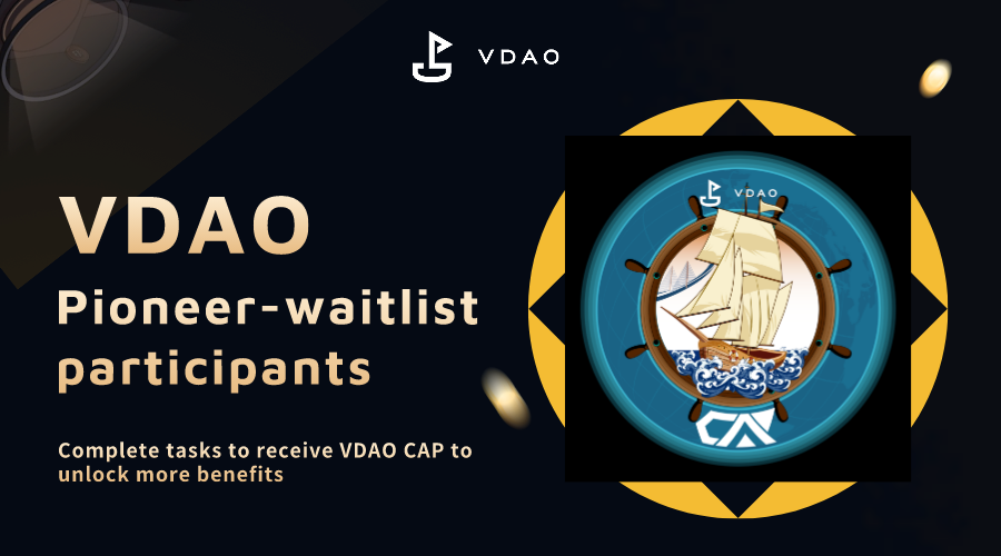 🤩 Exciting news for VDAO Pioneer-waitlist participants! 
⏰May 25, 2023 16:00 ～ August 31, 2023 17:05(UTC+8)
🎁For each who have filled our waitlist, this OAT is just here for you!
🔗Claim OAT: taskon.xyz/campaign/detai…

🎈We will have more rewards and benefits for OAT holders so…