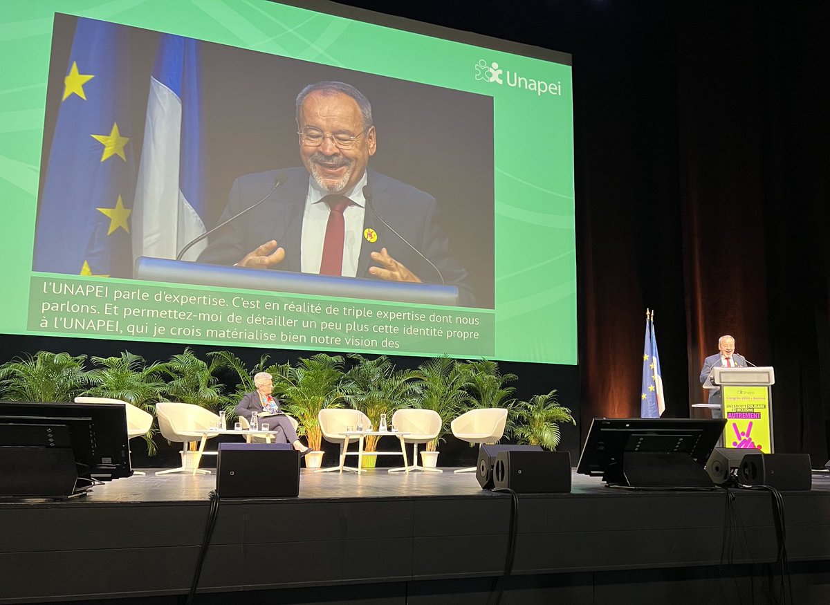 #unapei <a href="/adapei45/">Adapei 45</a> présente à l’ouverture du Congrès Unapei par Luc Gateau