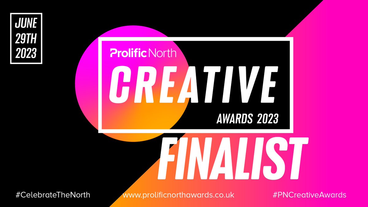 Woohoo! 🥳 We’re finalists in THREE categories at the @ProlificNorth Creative Awards!
🎨 Indie Creative Agency of the Year
📺 Video/TV/Film Ad for the @playsmalland trailer from @MergeGamesLtd.
🌟 Rising Star for our Digital Designer, Callum 
#PNCreativeAwards #CelebrateTheNorth