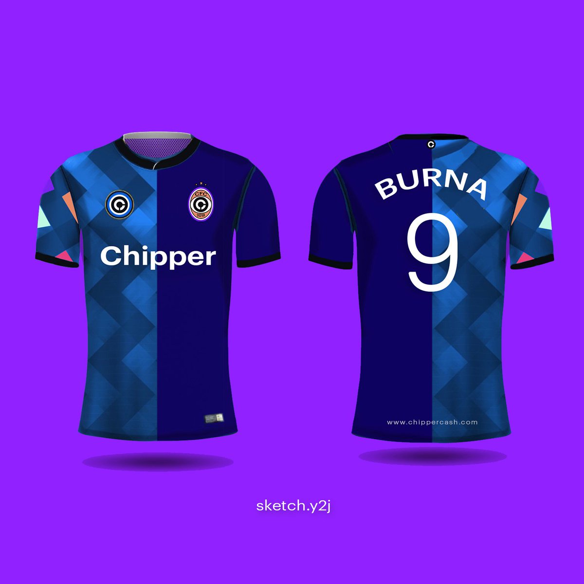 YisaJotham's tweet photo. My entry for #chipperdesigncontest โฝ
#jerseydesign #graphicdesign #Nigeria https://t.co/zVN5JuxU2h