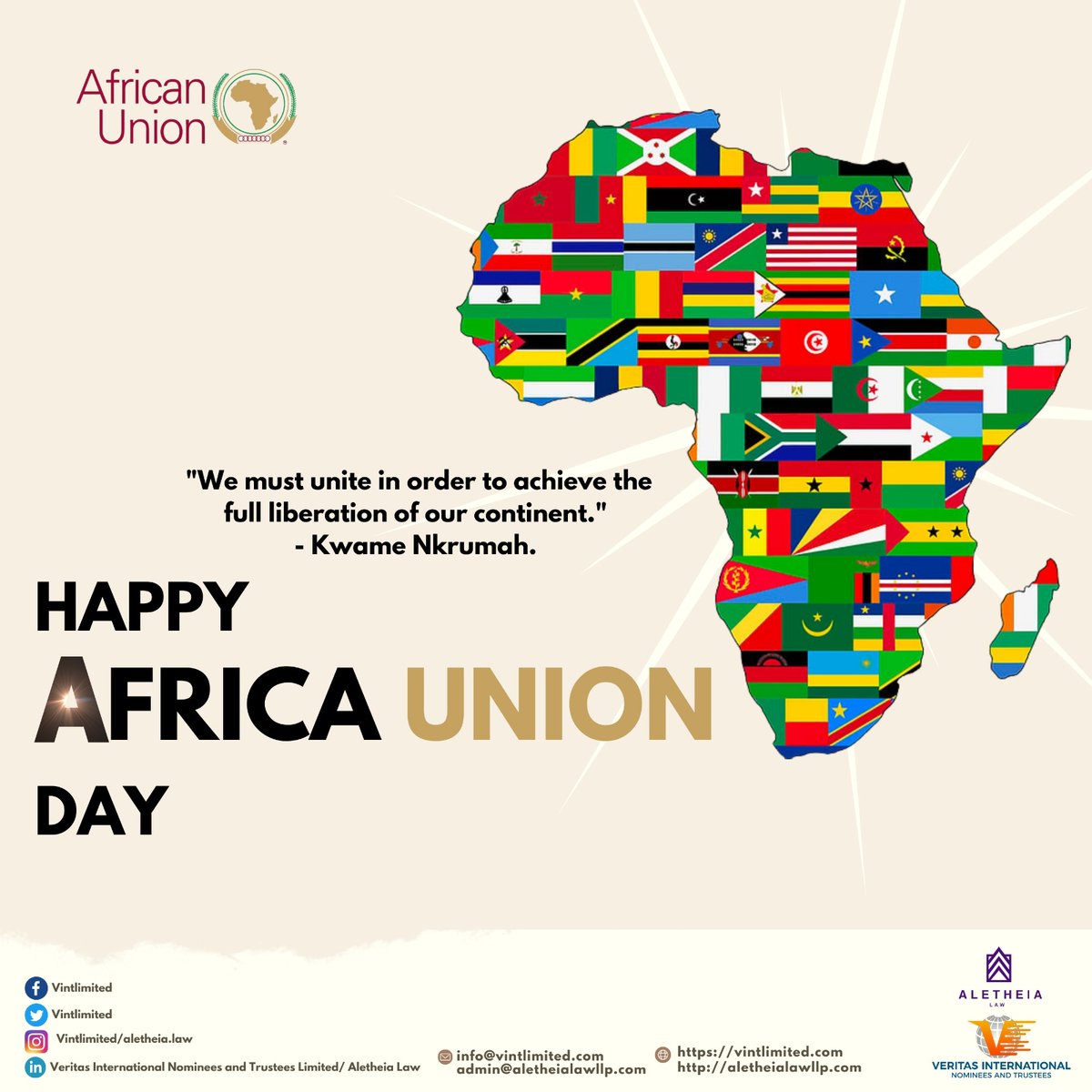 Saluting the @_AfricanUnion for its tireless efforts in promoting peace, stability, and prosperity across Africa. Happy African Union Day! 🕊️🌍 #AfricanUnionDay
#OurAfricaOurFuture