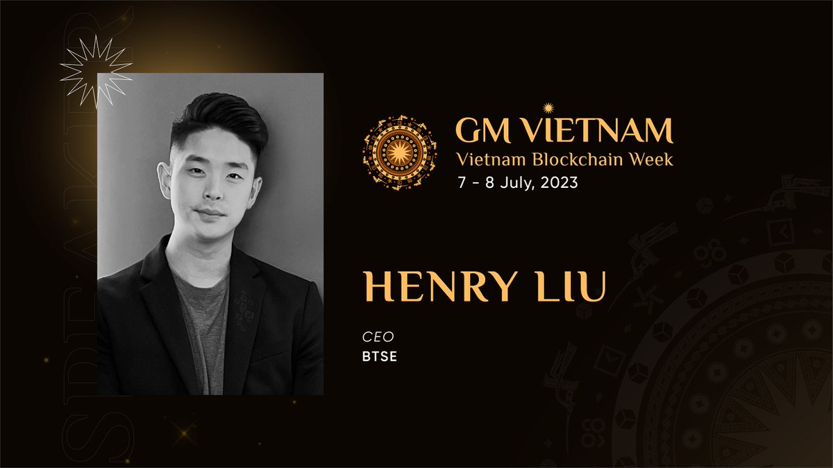 Catch Henry Liu at #GMVN2023, where he’ll share the industry outlook and a wealth of insights into the crypto markets.

<a href="/henryxliu/">Henry_BTSE</a> is the CEO of <a href="/BTSE_Official/">BTSE</a>, a digital asset exchange where he leads the company’s strategy and business development efforts.

🚩Stay tuned for more