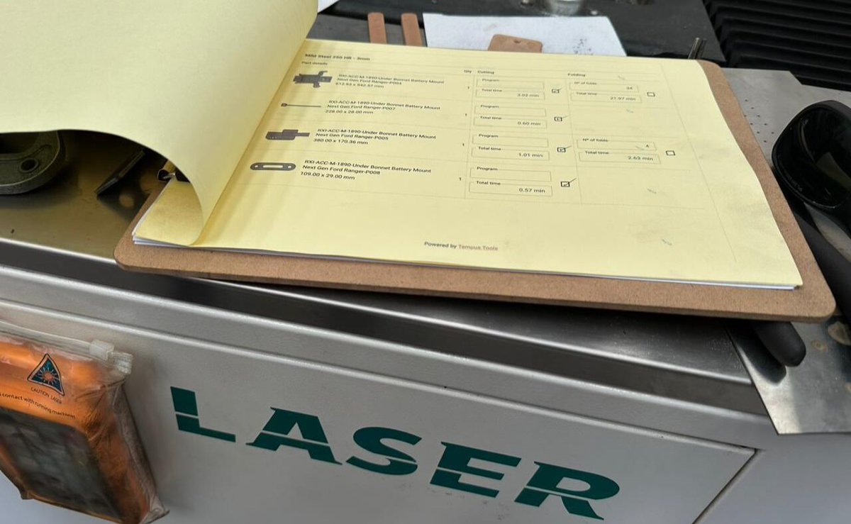 TempusTools's tweet image. 📸 Caught in action! We spotted a customer using the new Production Documentation feature in our ToolBox laser cutting quoting software.

It's so rewarding to see our tools streamlining the manufacturing process in the real world. 

#software #production #quotingsoftware