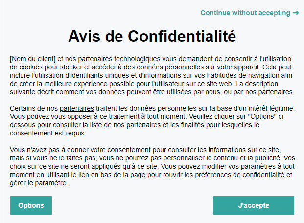 Aujourd'hui le RGPD fête ses 5 ans 🎉

Quoi de mieux pour fêter ça que de commencer la journée avec cette pop-up ?