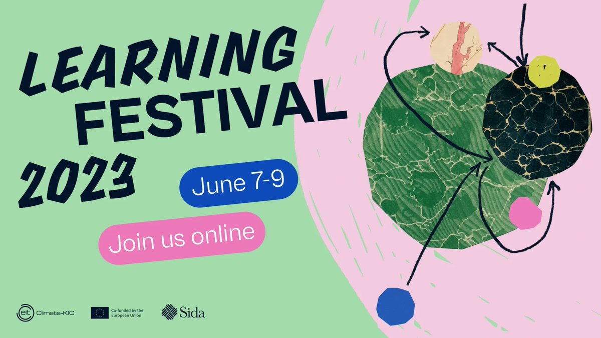 ClimateKIC's tweet photo. 💡  How can we come together to learn and make room for new ways of working? Join us at the Learning Festival on  7-9 June to explore this and more questions together. 

Register now 👉  https://t.co/pHHJsZKa84  

#systemsthinking #collaboration https://t.co/oCnnFmewHx