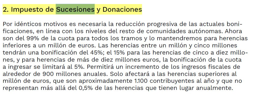 eduardoguti_'s tweet photo. Ridicula y muy triste para el bloque progresista, la acusacion de @juanlobato_es
Comparen las concreciones de @MasMadrid__con las del @PSOE sobre el Impuesto de Sucesiones, que suponen en promedio anual mas del 55% de todas las rebajas fiscales de la guarida fiscal del #PPAyuso https://t.co/IcM2TgvvYk