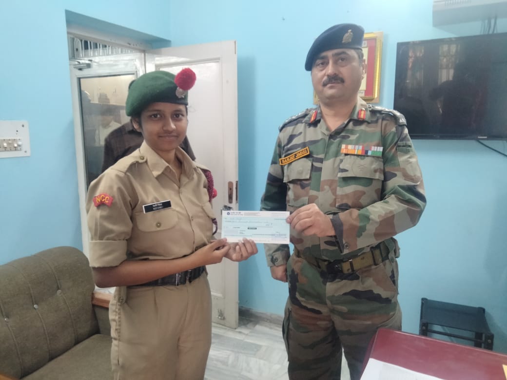 📢 APS SGNR celebrates an illustrious achievement! 🎉🏅 Ms. Yati, an outstanding NCC student, clinches the prestigious title of Best Cadet in Jodhpur, applauded by the esteemed Cadet Welfare Society. 🌟👏 #APSExcellence #NCCPride #BestCadet #CWSRecognition