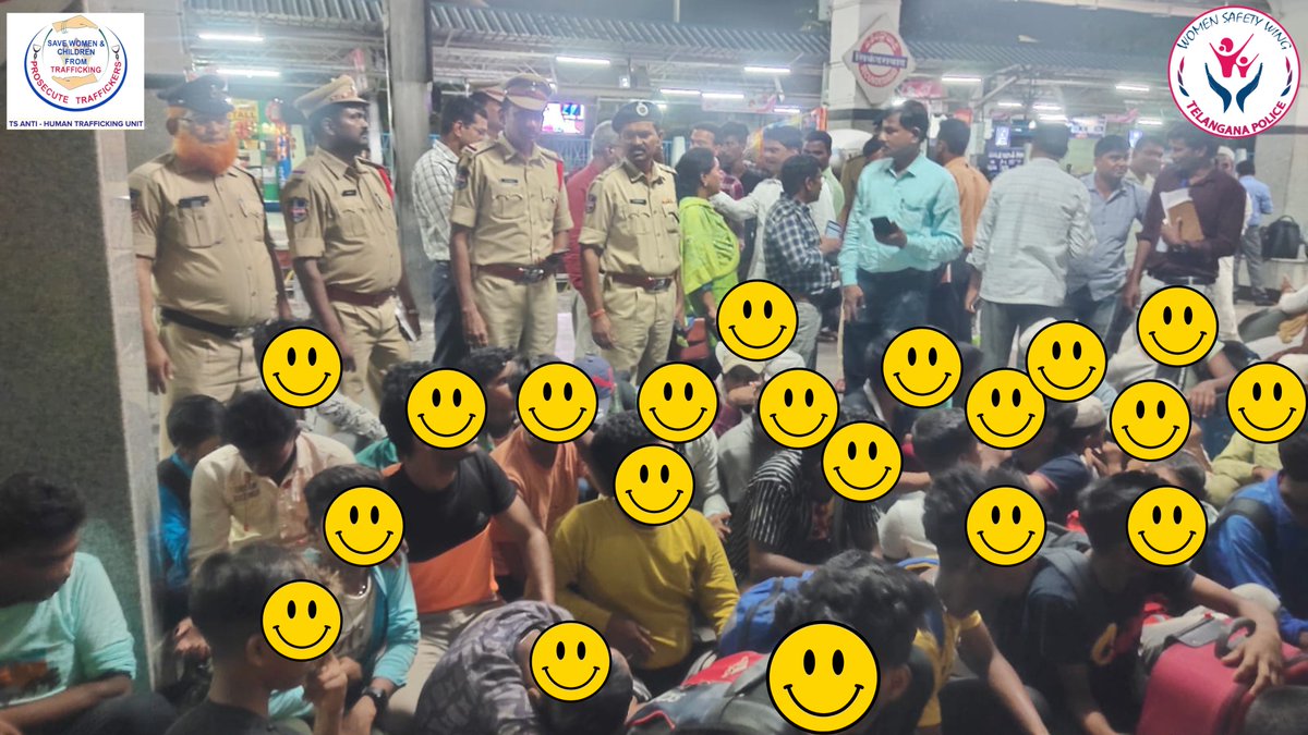 tg_womensafety's tweet photo. On, 24-5-23, the @ts_womensafety, Govt.#RailwayPolice & @BBAIndia conducted a joint rescue operation in coordination with #DistrictChildProtectionUnit & #ChildWelfareCommittee. Rescued 26 Children (Native of #WestBengal) &⬇️ https://t.co/qoaWq4r8XE