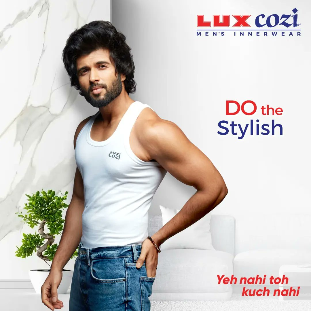 Whether you're dressing up or keeping it casual, our stylish vests add a touch of sophistication to all your outfits

#LuxCozi #Comfort #InnerWear #Vest #EveryDayComfort #Comfortable #DailyWear #ComfortWear #SmartChoice #VijayDevarakonda #YehNahiTohKuchNahi