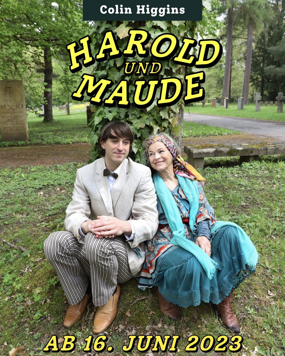 TheaterderAltst's tweet photo. Vorschau in den Juni.
Am 16. Juni feiern wir mit „Harold und Maude“ von Colin Higgins die vierte und damit letzte Premiere der Spielzeit 22/23.
#Kunst #Bühne #Aufführung #Theater #Stuttgart #Theaterstück #Veranstaltung #Kultur #HaroldUndMaude #ColinHiggins #Premiere #Klassiker https://t.co/mTCvRIteXw