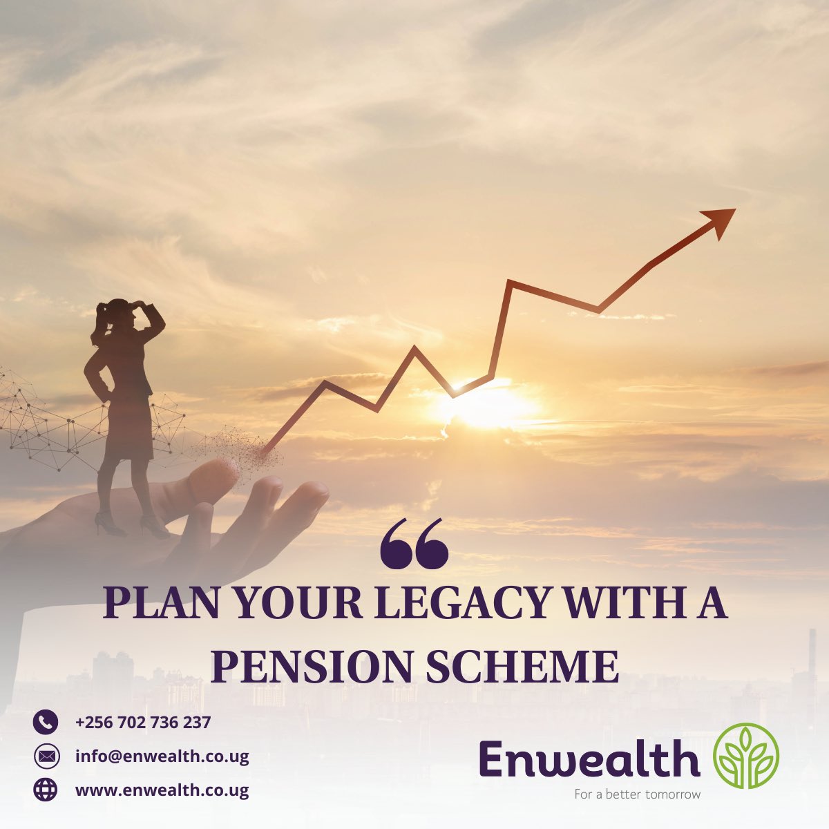 EnwealthUganda's tweet photo. Secure your loved ones' future with our pension scheme's invaluable benefit of Succession Planning. 

Choose who receives your pension benefits, ensuring peace of mind and tailored support for your family's financial stability. Join today!

#ForABetterTomorrow #PensionScheme https://t.co/W30Lsn1rl1