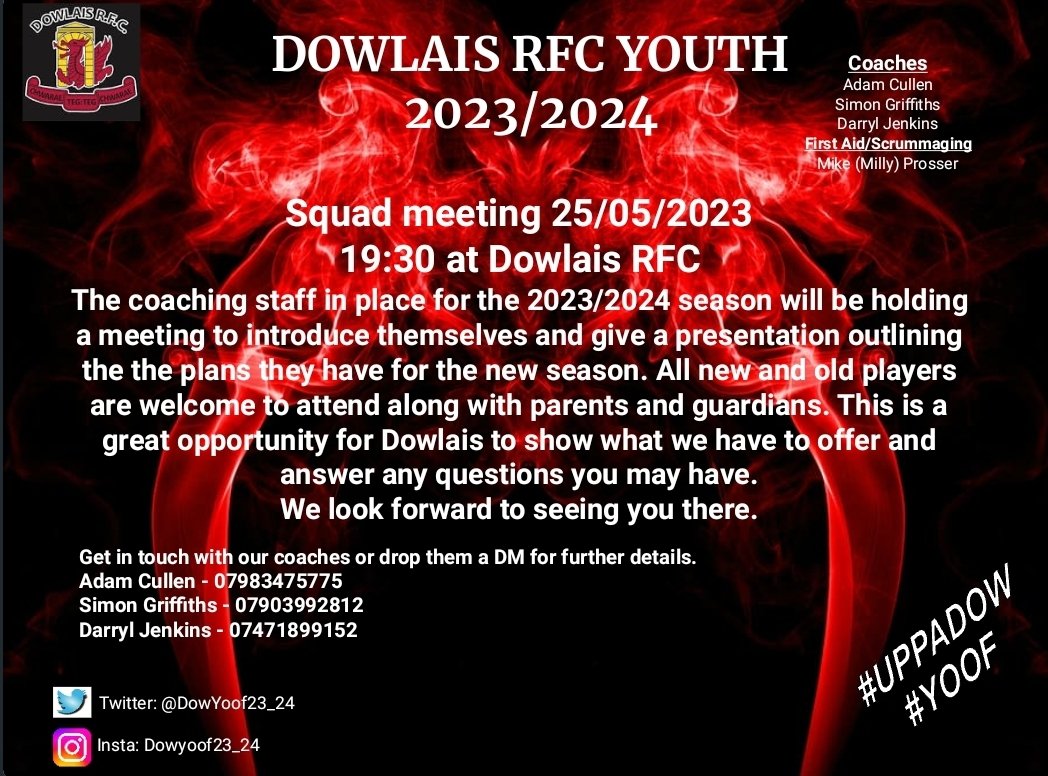 Dowlais Yoof 23/24 tweet media