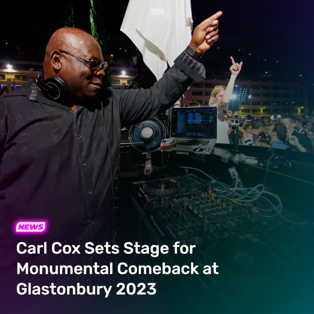 Get ready for an electrifying summer! Legendary DJ Carl Cox is set to make a grand comeback at Glastonbury 2023, taking over the Glade Stage on June 23rd. Link in bio 🔗
#Glastonbury2023 #CarlCox #EDMNews #MusicNews #TBYN #TheBeatYouNeed #MusicIndustry #EDM #ElectronicMusic