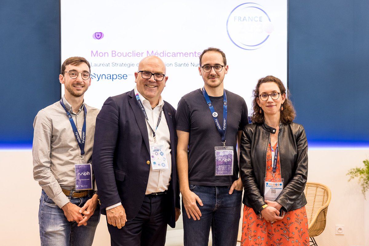 Synapse Medicine (@synapsemedfr) on Twitter photo 🎦 SANTEXPO 🎦
Retour sur la journée d'hier avec la visite de <a href="/BrunoBonnellOff/">Bruno Bonnell</a>, <a href="/LiseAlter/">Lise Alter</a>, <a href="/EnguerrandH/">Enguerrand Habran</a> et des équipes de l'Agence de l'innovation en santé pour échanger sur notre volonté de révolutionner l'aide à la décision médicale. 💊 🎦 SANTEXPO 🎦
Retour sur la journée d'hier avec la visite de <a href="/BrunoBonnellOff/">Bruno Bonnell</a>, <a href="/LiseAlter/">Lise Alter</a>, <a href="/EnguerrandH/">Enguerrand Habran</a> et des équipes de l'Agence de l'innovation en santé pour échanger sur notre volonté de révolutionner l'aide à la décision médicale. 💊