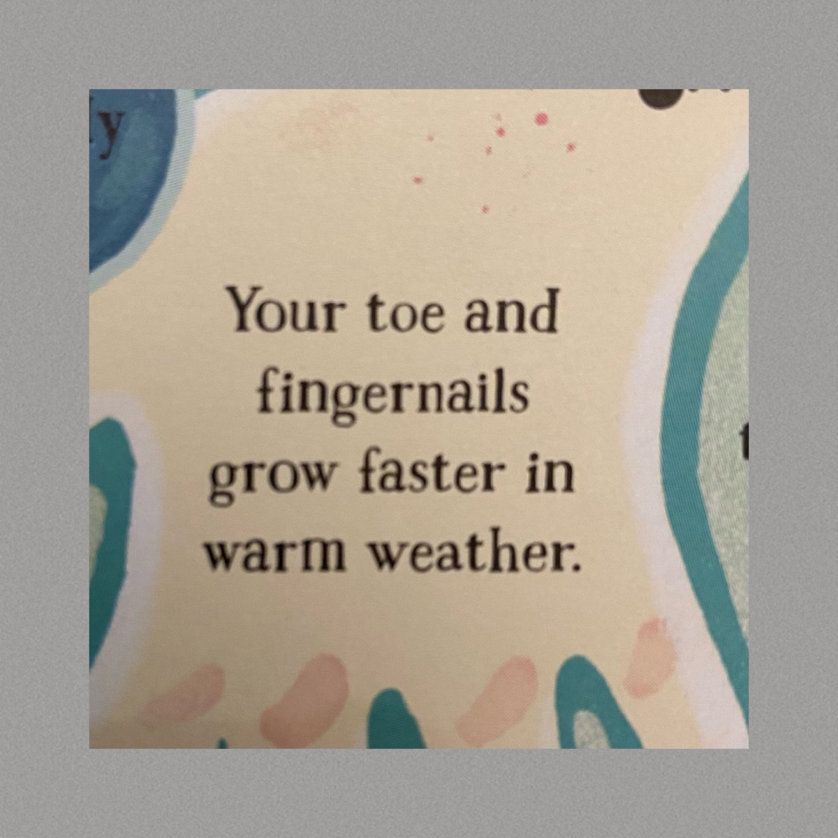 LouiseK_books's tweet photo. Did you know…?
💅 ☀️ 🤔
#didyouknow #funfact #bookfact #bookishfact https://t.co/gxQlTRoXAY