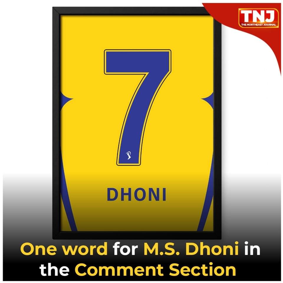 thenejournal_'s tweet photo. One word for M.S. Dhoni in the Comment Section  
The legend who makes our country proud with his Cricket Skills and everywhere there is Something special for Dhoni on field & off the field, One Emotion Mahi 07.
@IPL
@msdhoni @ChennaiIPL #MsDhoni #TheNortheastJournal #tnj #assam #sikkim #manipur #mizoram #nagaland #arunachalpradesh #chennai #msd