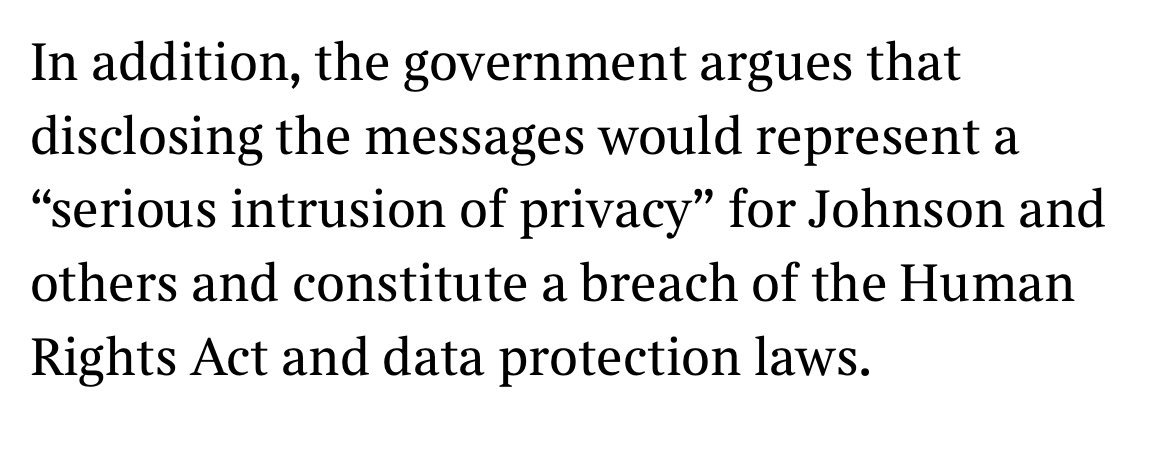 I see. The HRA is not for us.  But hey, HMG want it’s protections.