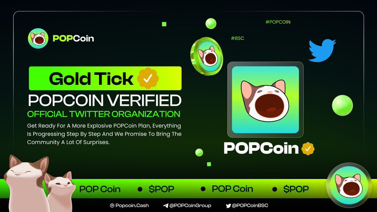 DoxxedGuy's tweet photo. In few hours a bullish project will instant moonshot, it’s @POPCoinBSC a banger  team is behind. 

Presale is held on @pinkecosystem 

They just got their Twitter Golden Tick.

Presale:
https://t.co/S9nsMUbSfK

#POPCOIN #POP #popcat #TwitterVerified #Goldtick #BSC #memecoin https://t.co/INBlXxHULa