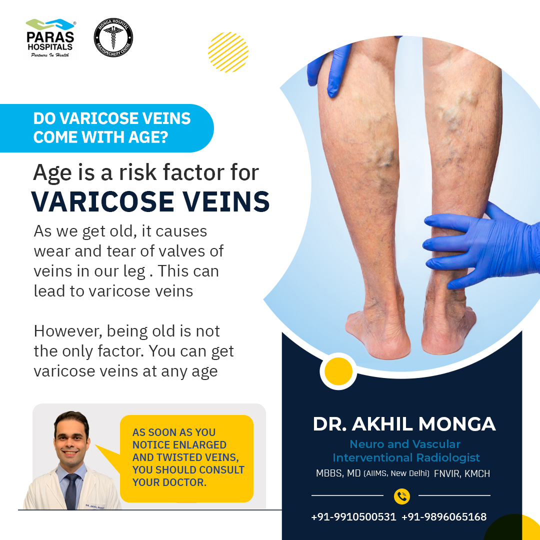 akhilmonga's tweet image. Varicose veins are caused due to various risk factors, aging being one of them. As you get old chances of getting them increase. But this doesn't mean only old people get varicose veins. It can happen at any age.
bit.ly/3X0x64x
#Varicoseveins #Varicose #Agefactor