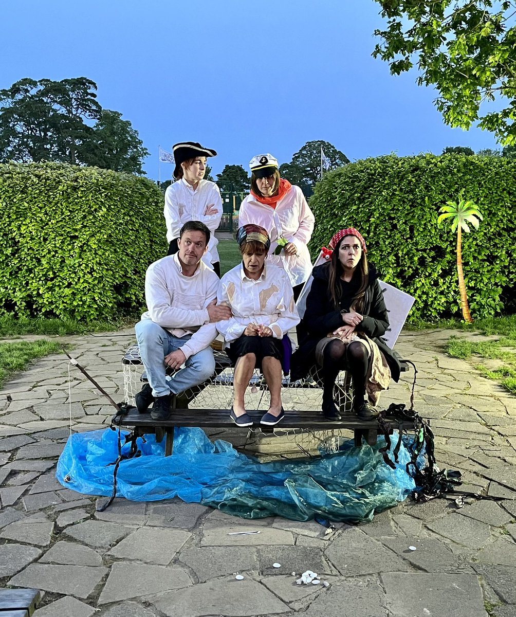 BreakawayAmDram's tweet photo. The sun is shining and - oh have we mentioned we have a show? 
All By Myself and All By Themselves opens tonight. Saturday is SOLD OUT but we have a few tickets for tonight and tomorrow. 
Sit outside, enjoy some castaway comedy https://t.co/Bo4KWR4TQA https://t.co/XJd9SZERh2