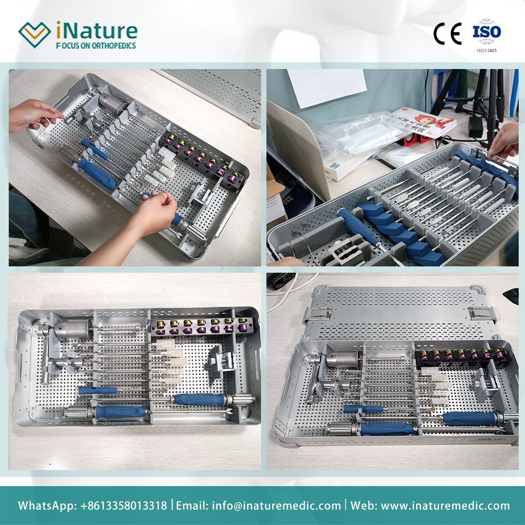 Our #TLIF ——intervertebral fusion mounting instrumentation kit is being packed and will be shipped to our valued Russian customers.

📨 Email: sales@inaturemedic.com
👉Web: inaturemedic.com
#spinesurgery #surgeon #spine #bone #medical #lumbarspine