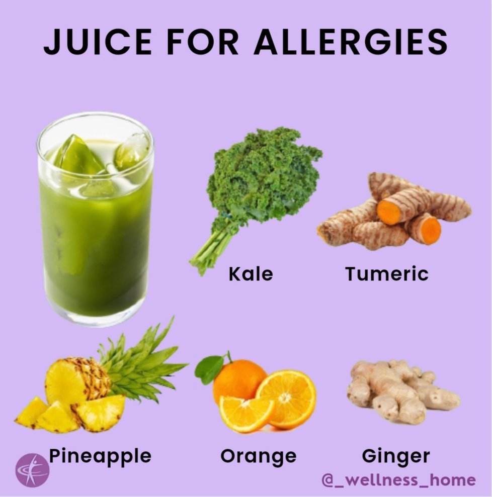 ᴀʀᴛ ᴏꜰ ᴘʜʏꜱɪQᴜᴇ on Twitter "RT _wellness_home Ease Allergies with these 5 Amazing Juice recipes"