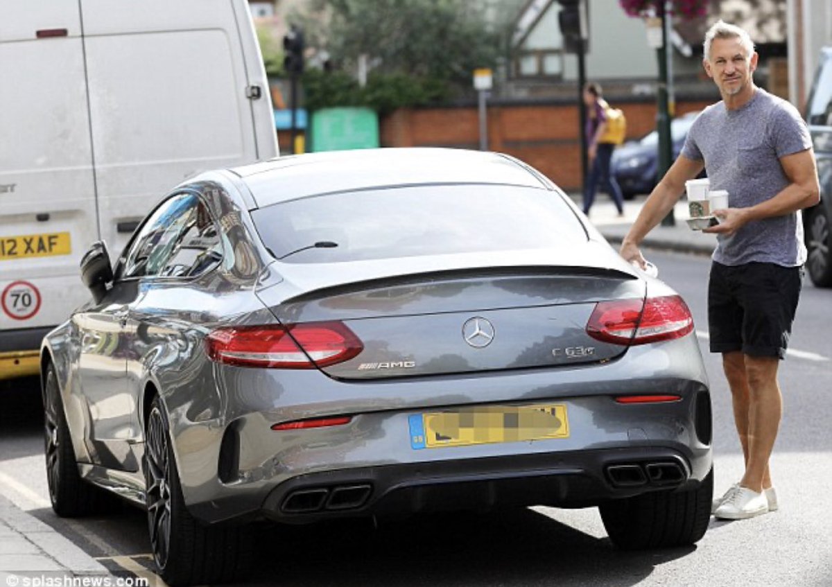 Gary Lineker will support oil protestors.. right up until the point he gets into his 503 bhp V8 Mercedes with his paper cups and drives to the airport to take his Kuwaiti oil money.