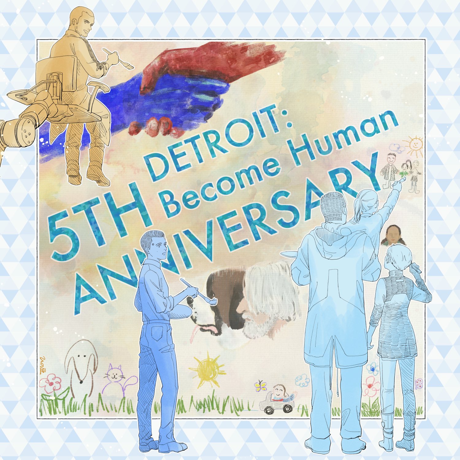 This one is for you, #ConnorArmy ⭕! Detroit: Become Human stars