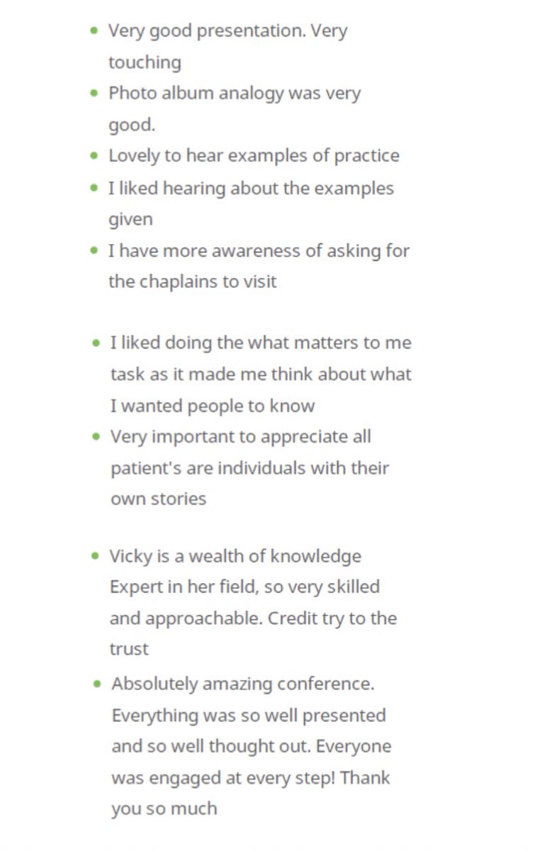 Amazing day yesterday at the #frailtyconference23 with @vikkitweedy. #teamDCH. Thanks to all the presenters who deserved this excellent feedback 👇